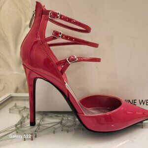 Nine West "Frann" Dark Pink Heels. NIB. Size 8